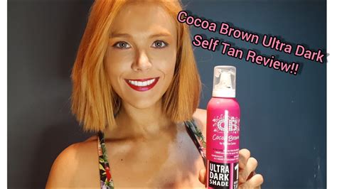 cocoa brown self tanner.